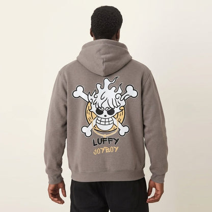 Ανδρικό Φούτερ One Piece Logo Γκρί