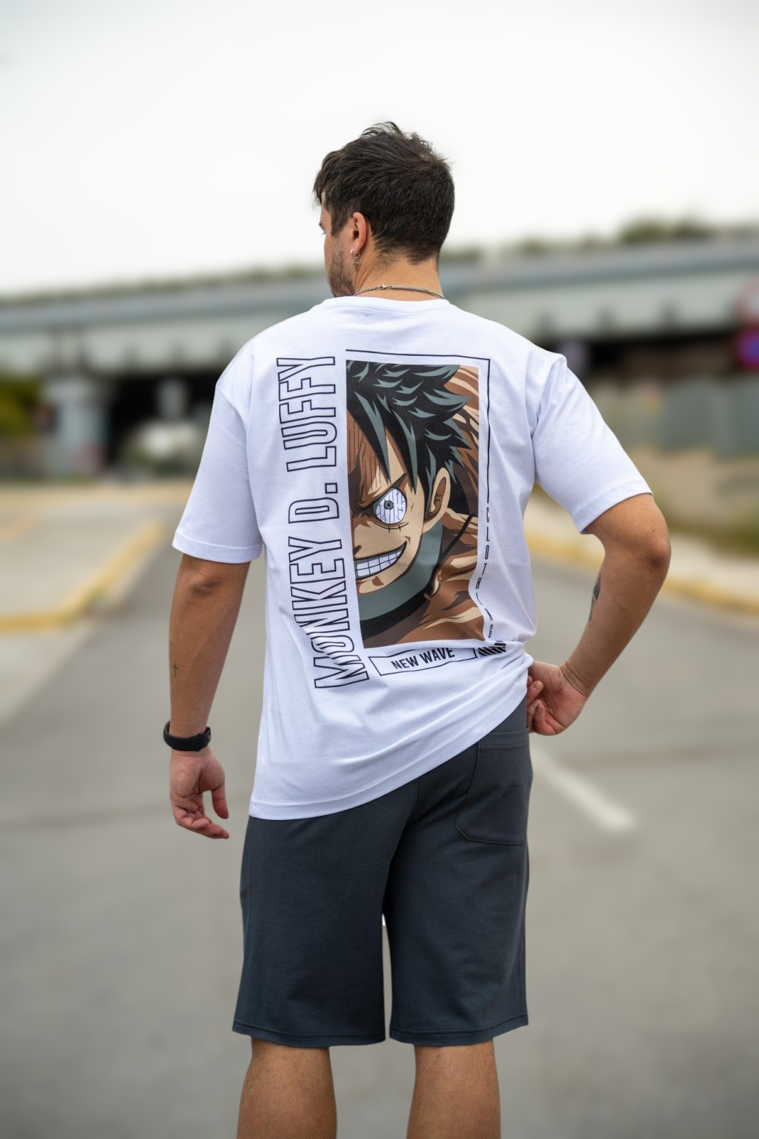 T-Shirt Pirate Logo - Λευκό