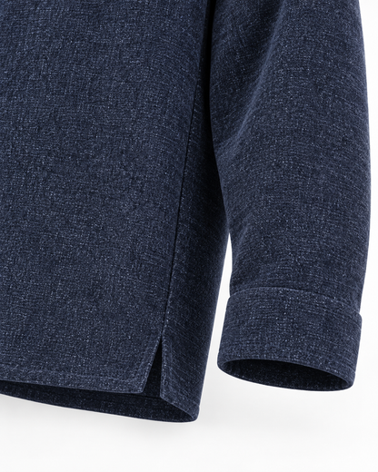 Ανδρικό Overshirt Πουκάμισο New wave Μπλέ Σκούρο