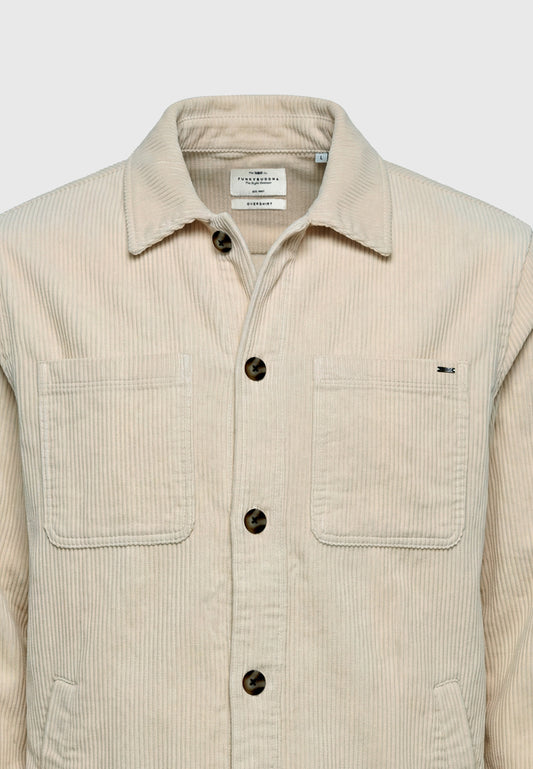 Ανδρικό Κοτλέ Overshirt Funky Buddha με Τσέπες