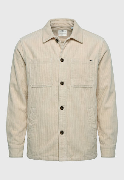 Ανδρικό Κοτλέ Overshirt Funky Buddha με Τσέπες