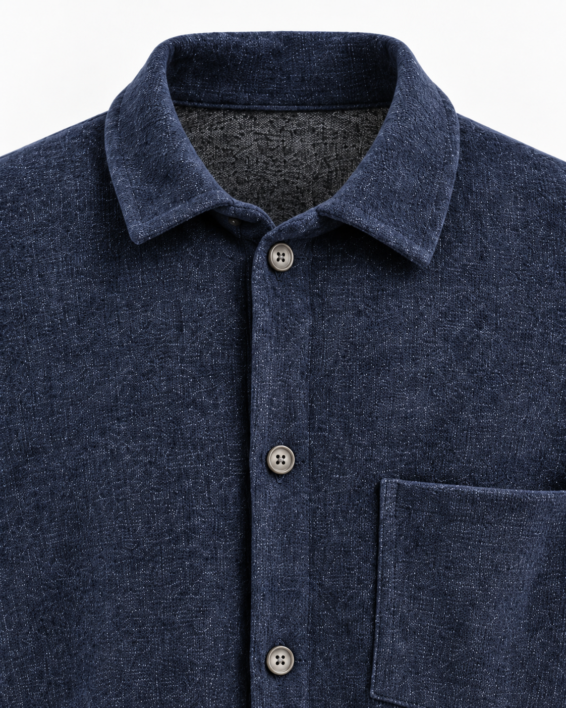 Ανδρικό Overshirt Πουκάμισο New wave Μπλέ Σκούρο