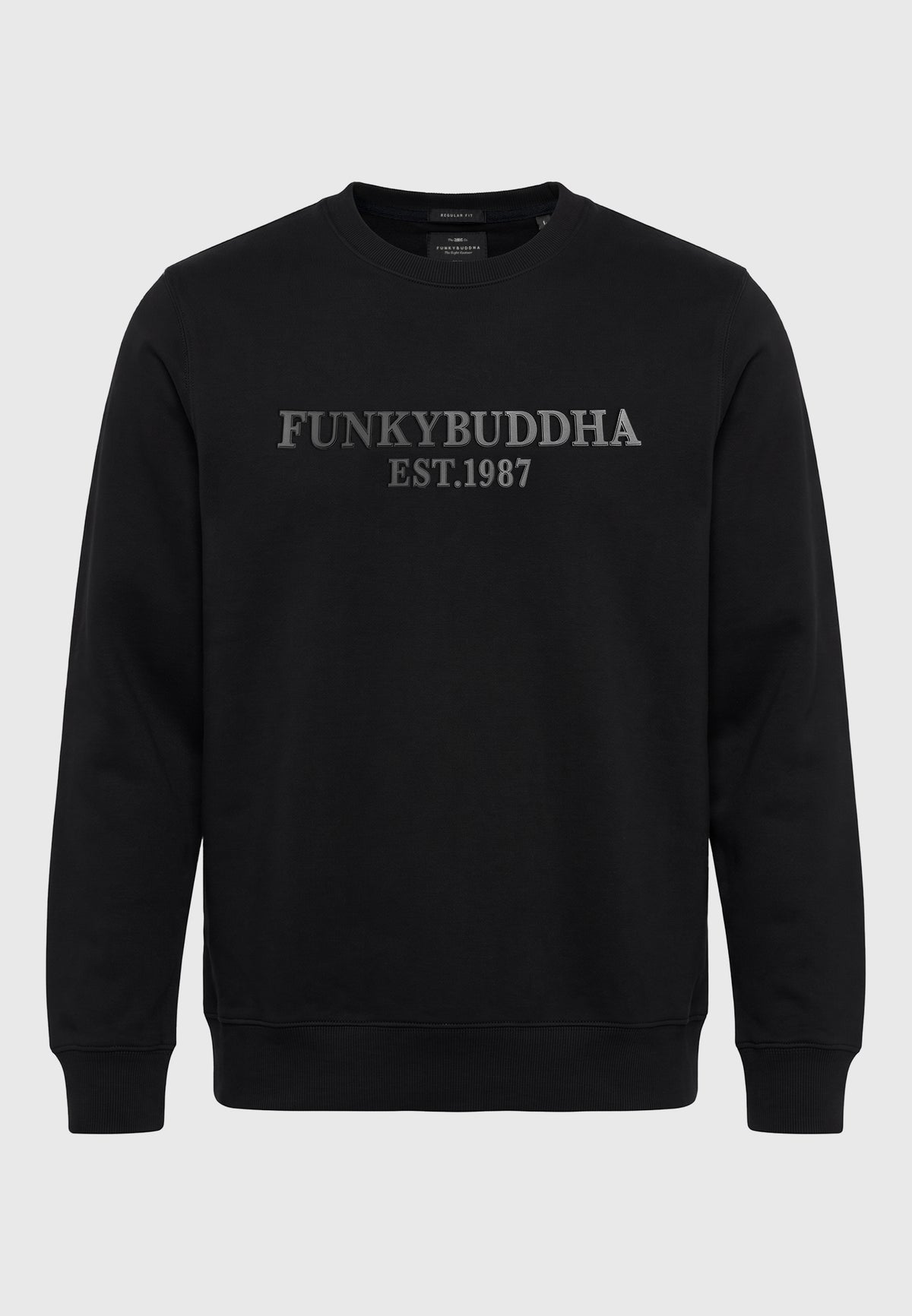 Ανδρική Φούτερ Μπλούζα Funky Buddha Μαύρο