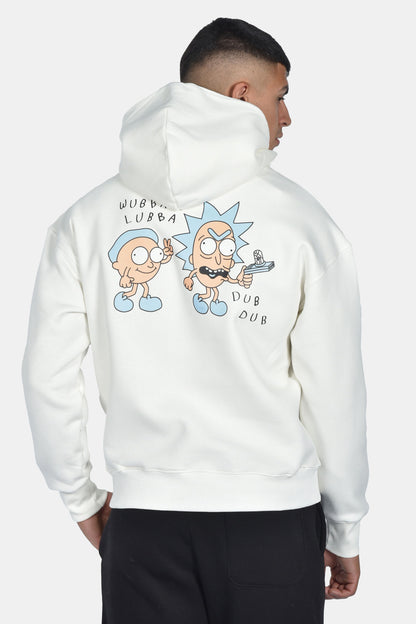 Hoodie Rick and Morty Two Brothers - Λευκό