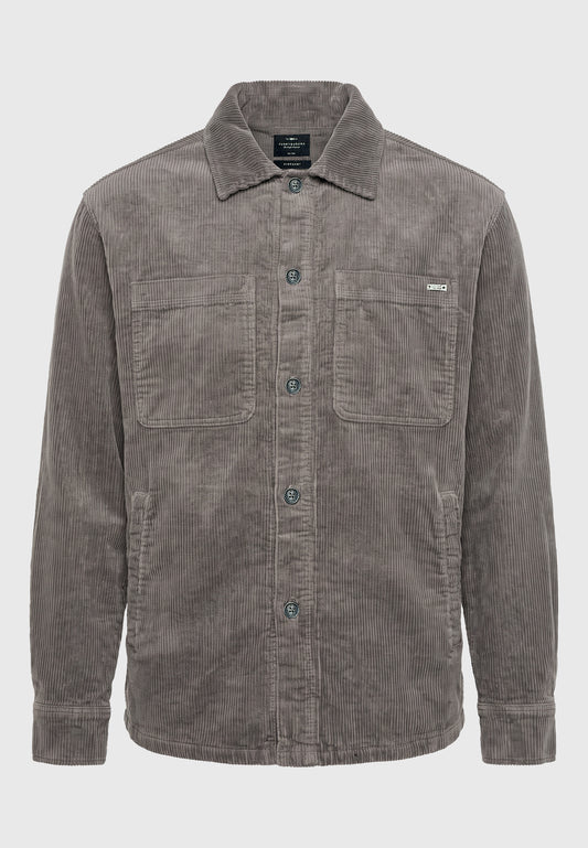 Ανδρικό Κοτλέ Overshirt Funky Buddha με Τσέπες