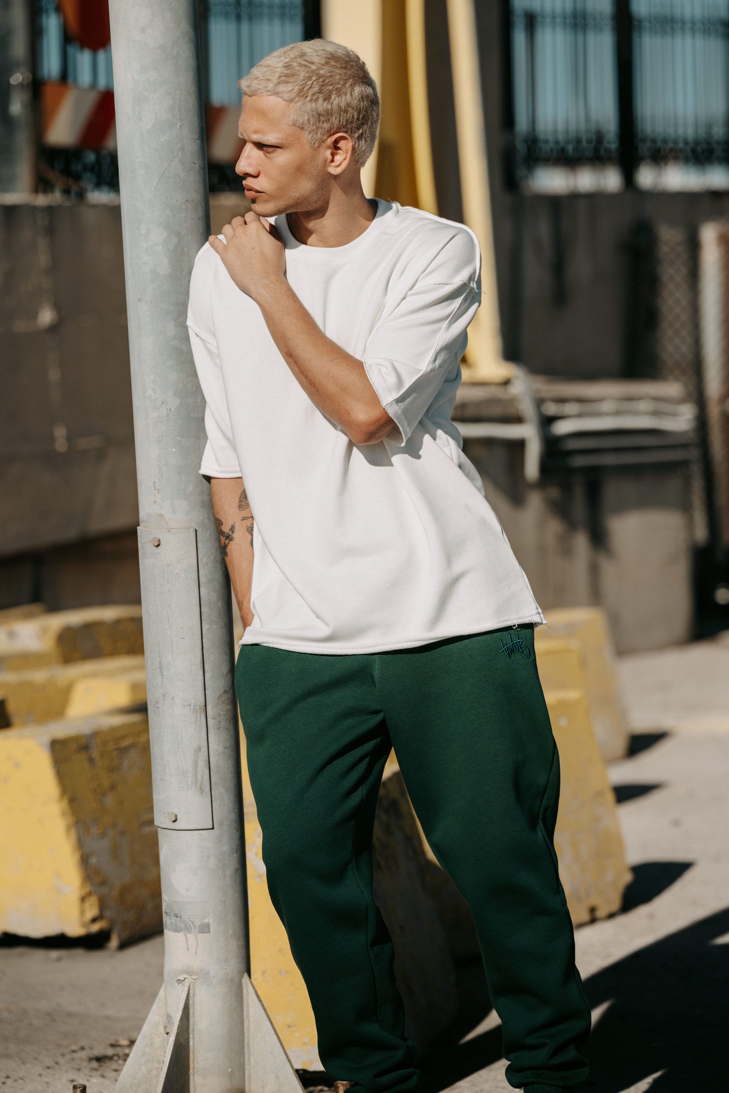 T-Shirt Oversized Σχεδιαστικό Two Brother - Λευκό