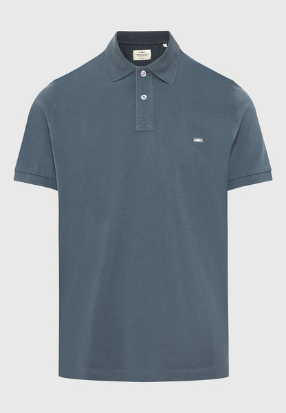 Ανδρικό polo Funky Buddha Essential Γκρί