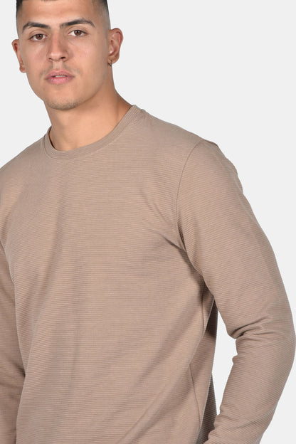 Μπλούζα Μακρυμάνικη Clever - Καφέ