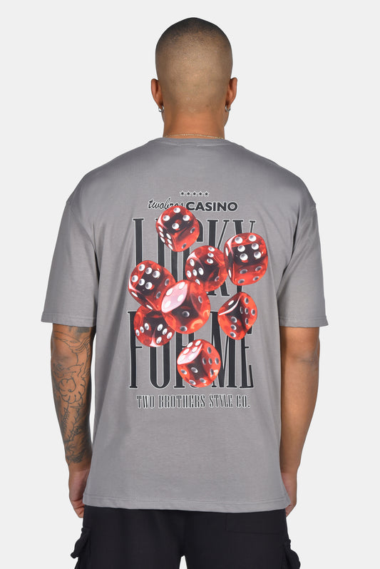 Ανδρικό Oversize T-Shirt Zari - Γκρι