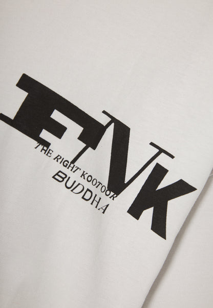 Ανδρικό Oversized T-Shirt Logo Funky Buddha - Mist
