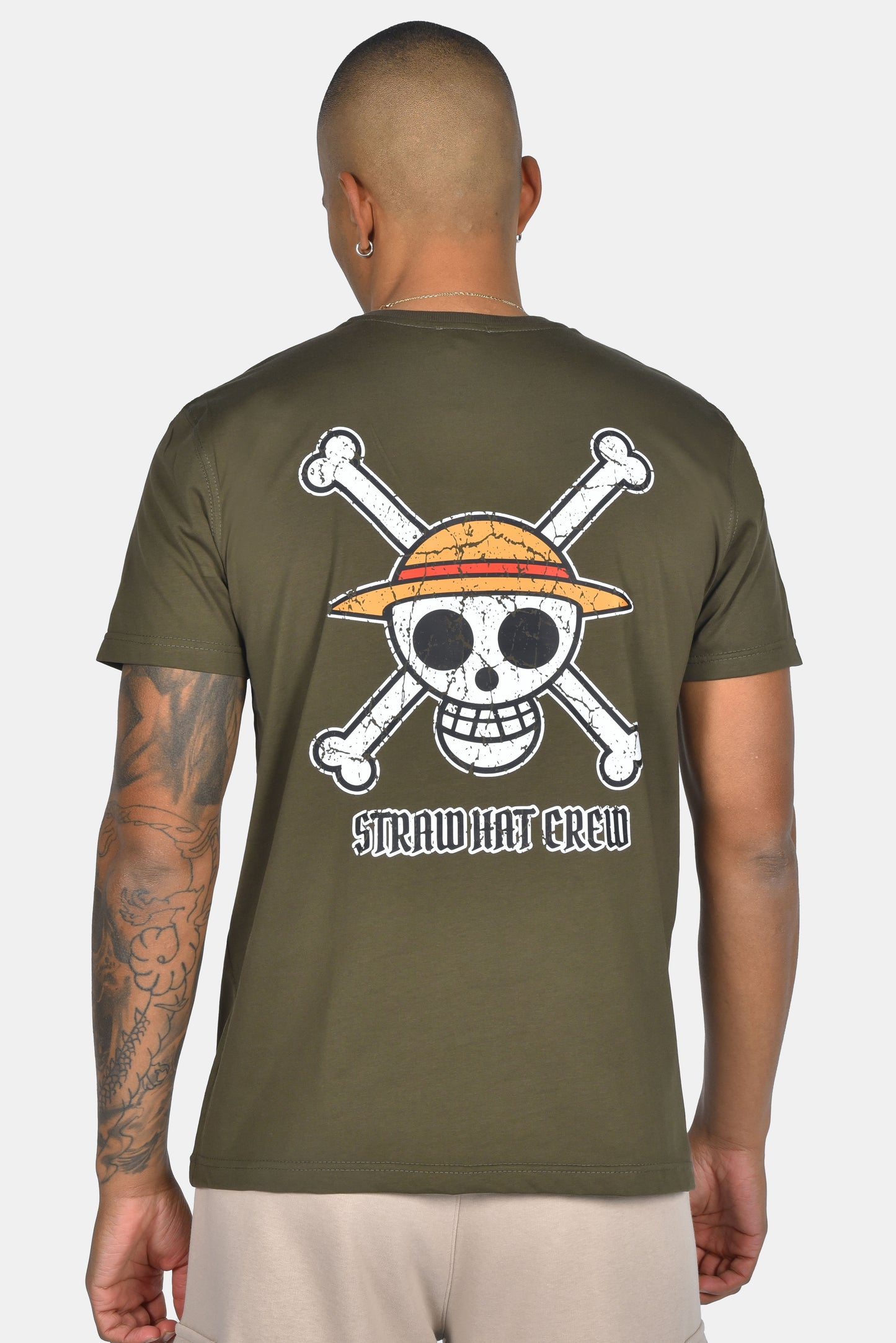 Ανδρικό T-Shirt One Piece Χακί