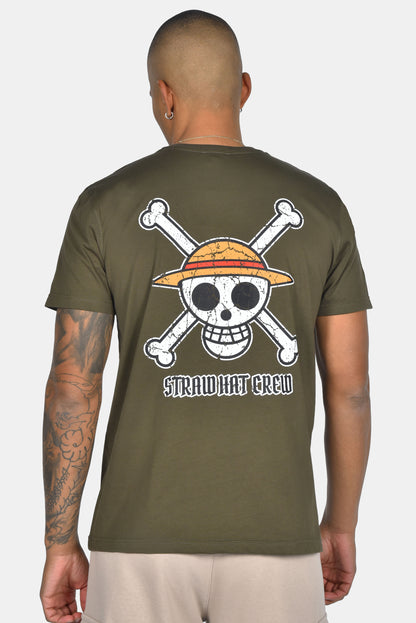 Ανδρικό T-Shirt One Piece Χακί