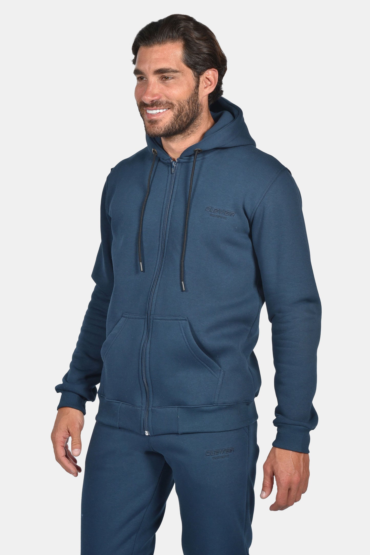 Ζακέτα Τρίκλωνη Clever  - Μπλέ