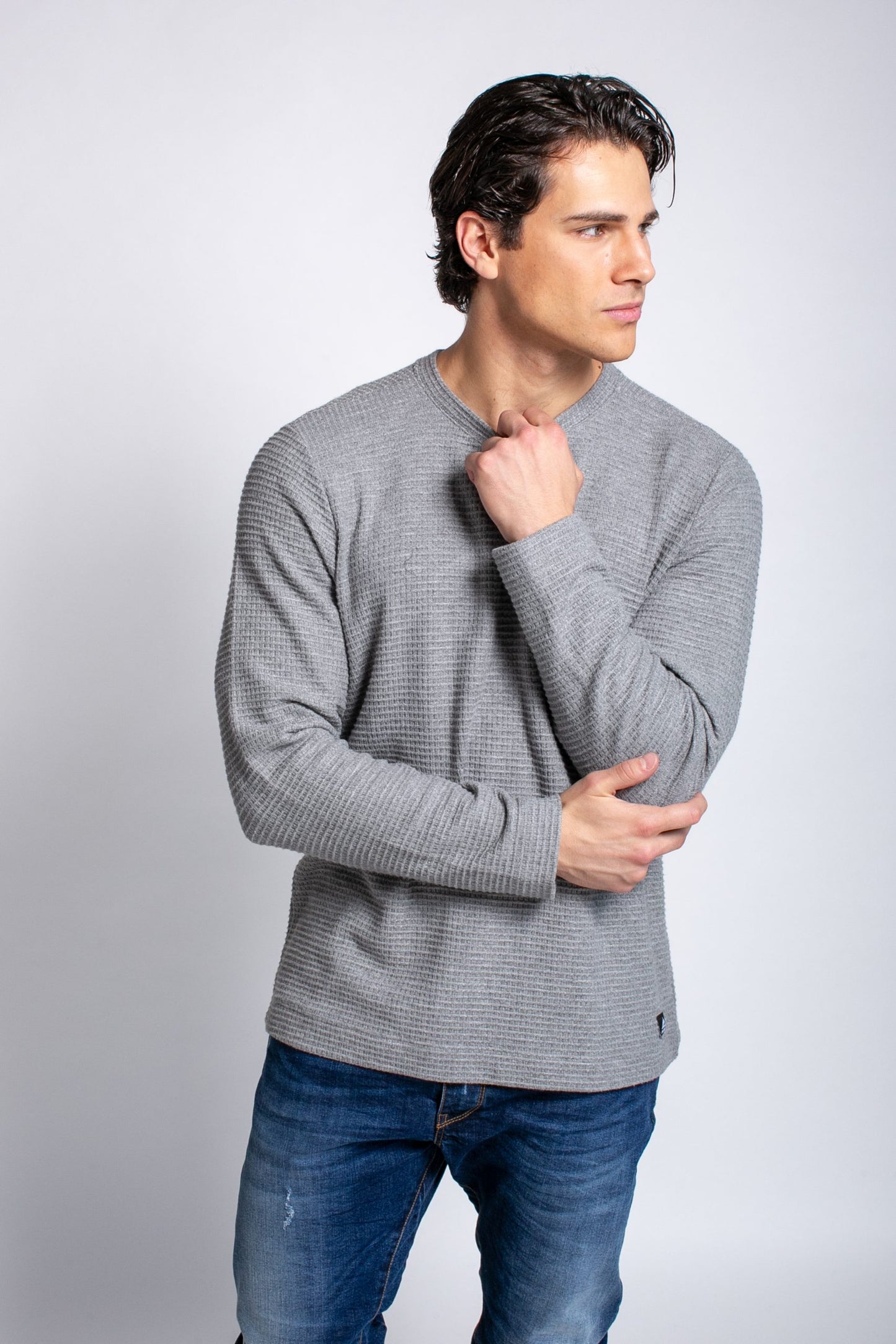 Μπλούζα Waffle Hackers  - Γκρί