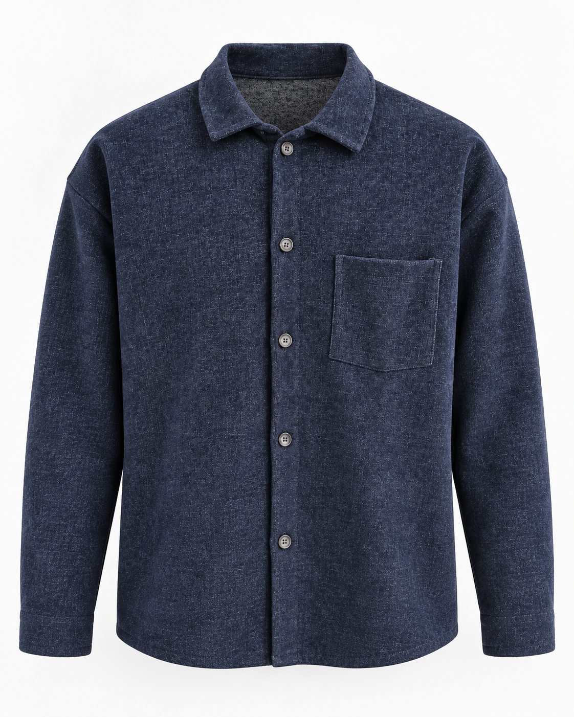 Ανδρικό Overshirt Πουκάμισο New wave Μπλέ Σκούρο
