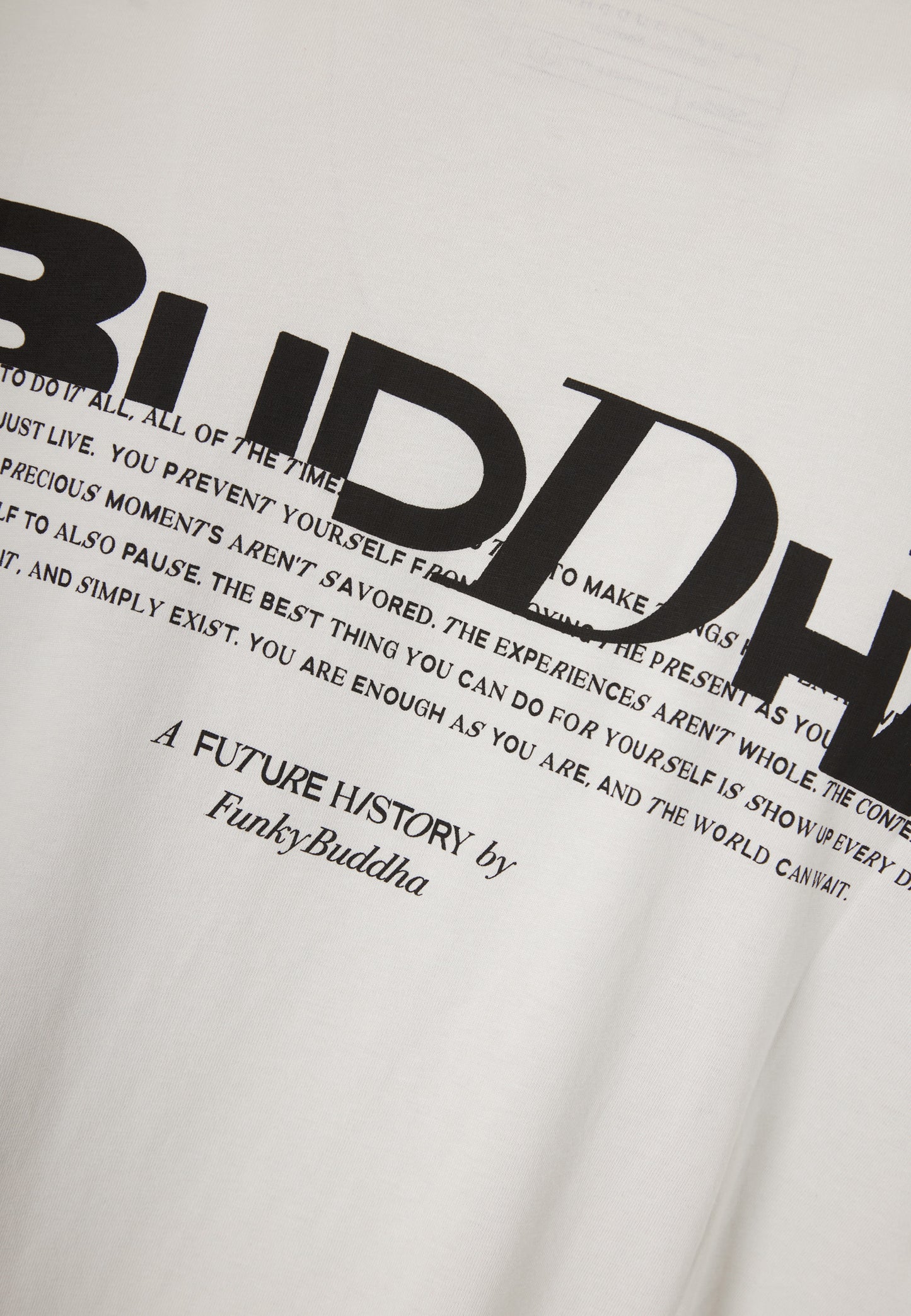 Ανδρικό Oversized T-Shirt Logo Funky Buddha - Mist