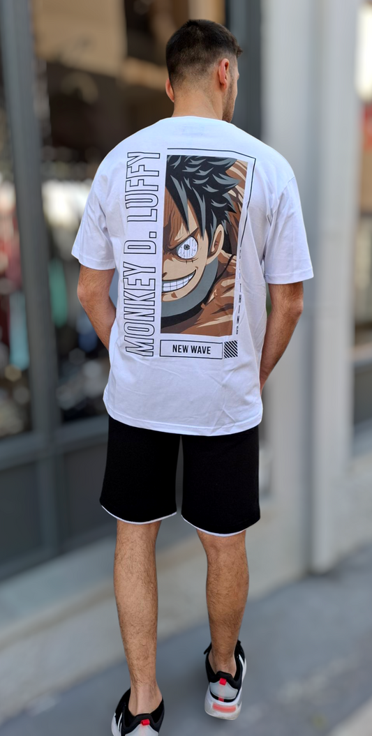 T-Shirt Pirate Logo - Λευκό