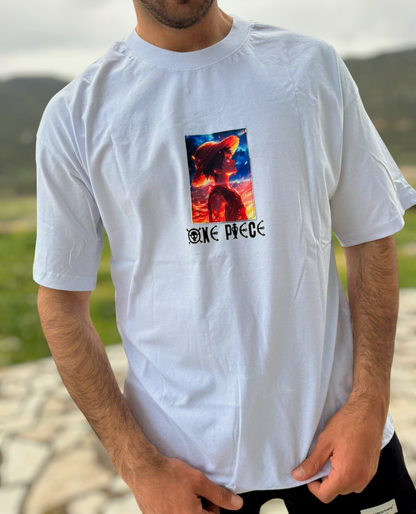 T-Shirt Oversize Shanks Logo - Λευκό