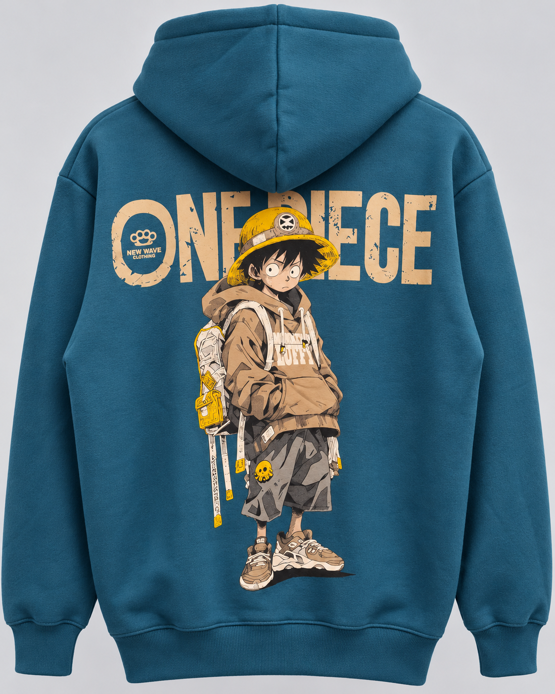 Ανδρικό Φούτερ One Piece Πετρόλ