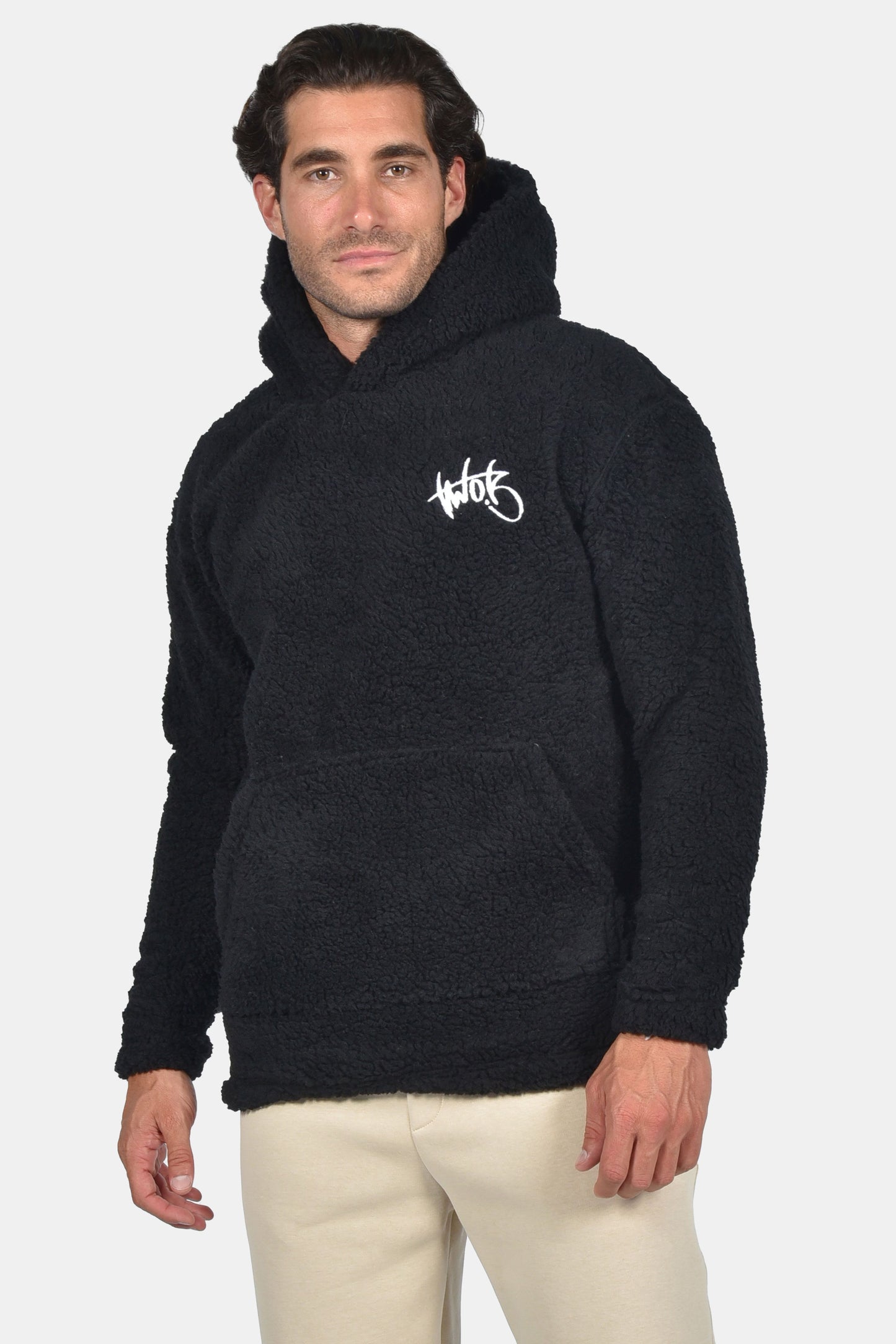 Φούτερ Γουνάκι Two Brothers  - Μαύρο