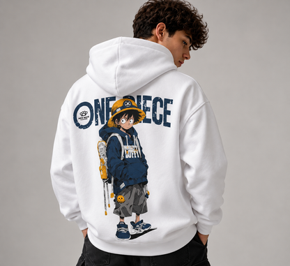Ανδρικό Φούτερ One Piece Λευκό