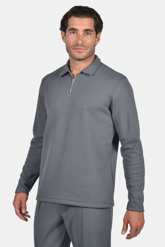 Μπλούζα Polo Two Brothers  - Ανθρακί