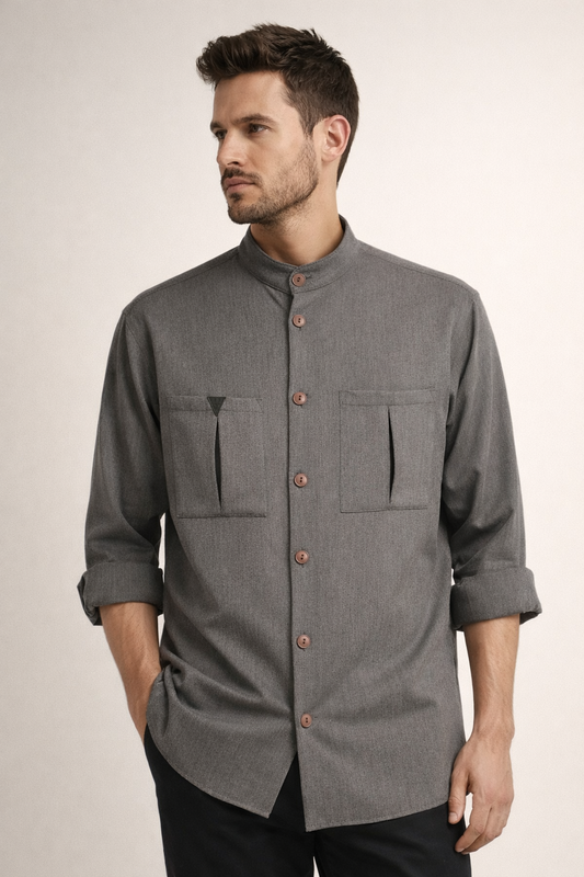 Πουκάμισο KEDI - Γκρί
