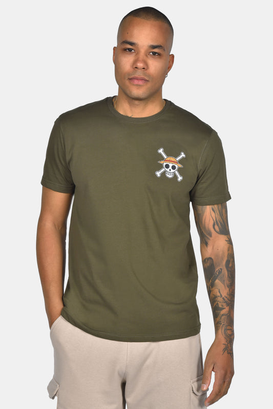 Ανδρικό T-Shirt One Piece Χακί
