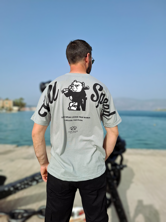 T-Shirt Full Speed - Cement Grey