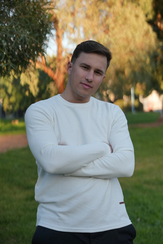 Μπλούζα Μακρυμάνικη Clever - Λευκή