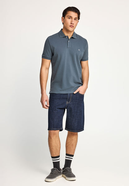 Ανδρικό polo Funky Buddha Essential Γκρί
