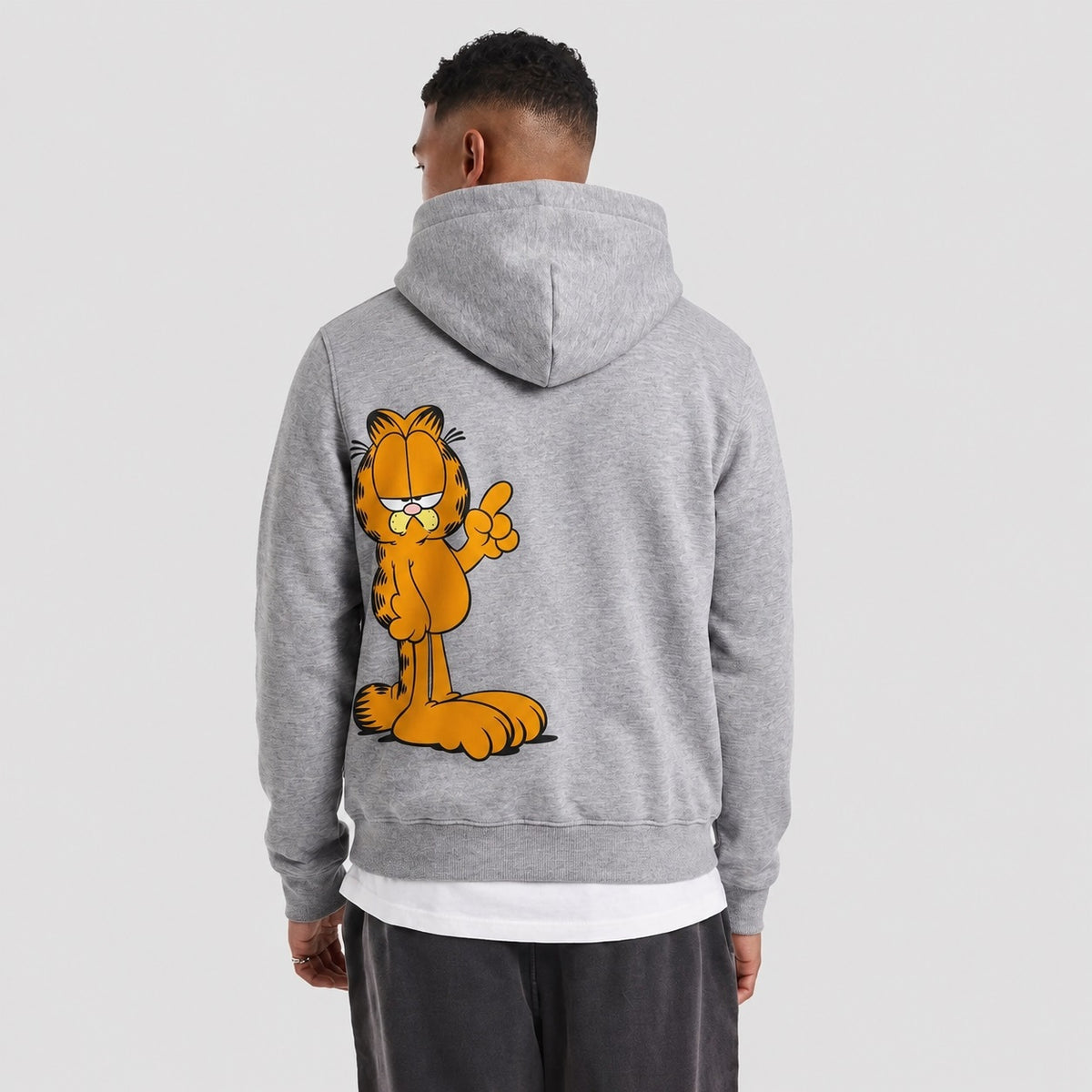 Ανδρικό Φούτερ Garfield Logo Γκρί