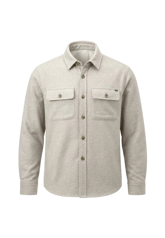 Ανδρικό Μάλλινο Overshirt Πουκάμισο  Funky Buddha