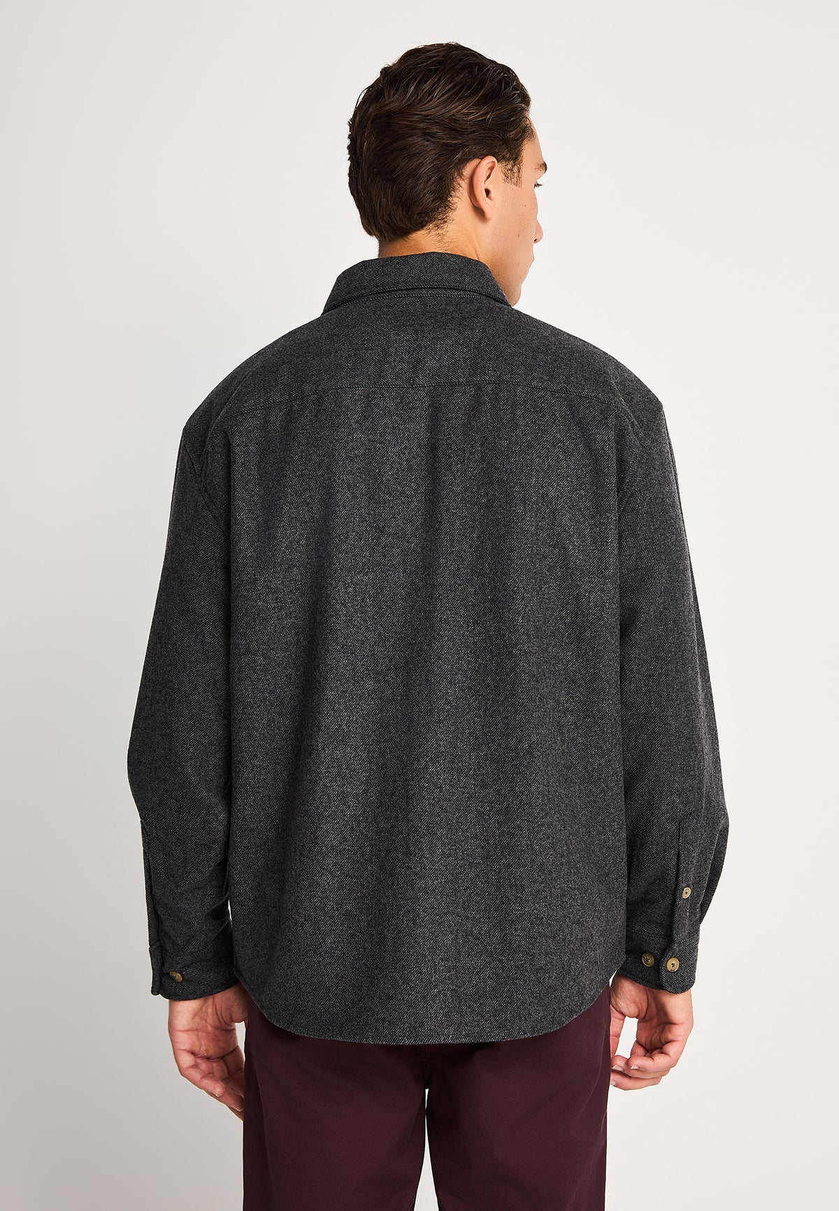Ανδρικό Μάλλινο Overshirt Πουκάμισο  Funky Buddha