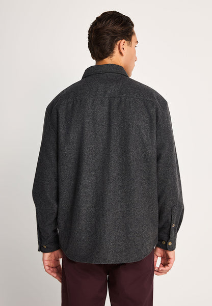 Ανδρικό Μάλλινο Overshirt Πουκάμισο  Funky Buddha