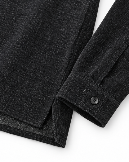 Ανδρικό Overshirt Πουκάμισο New wave Μαύρο