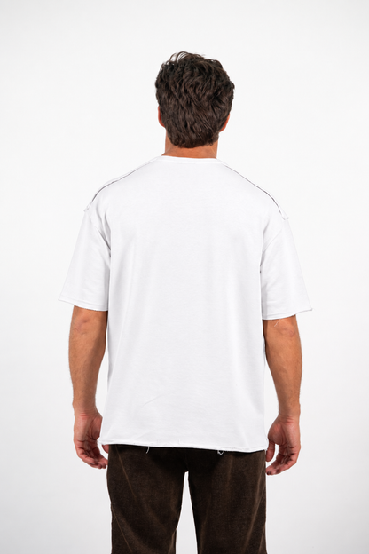 Ανδρικό Χειμερινό T-shirt Two Brothers Λευκό