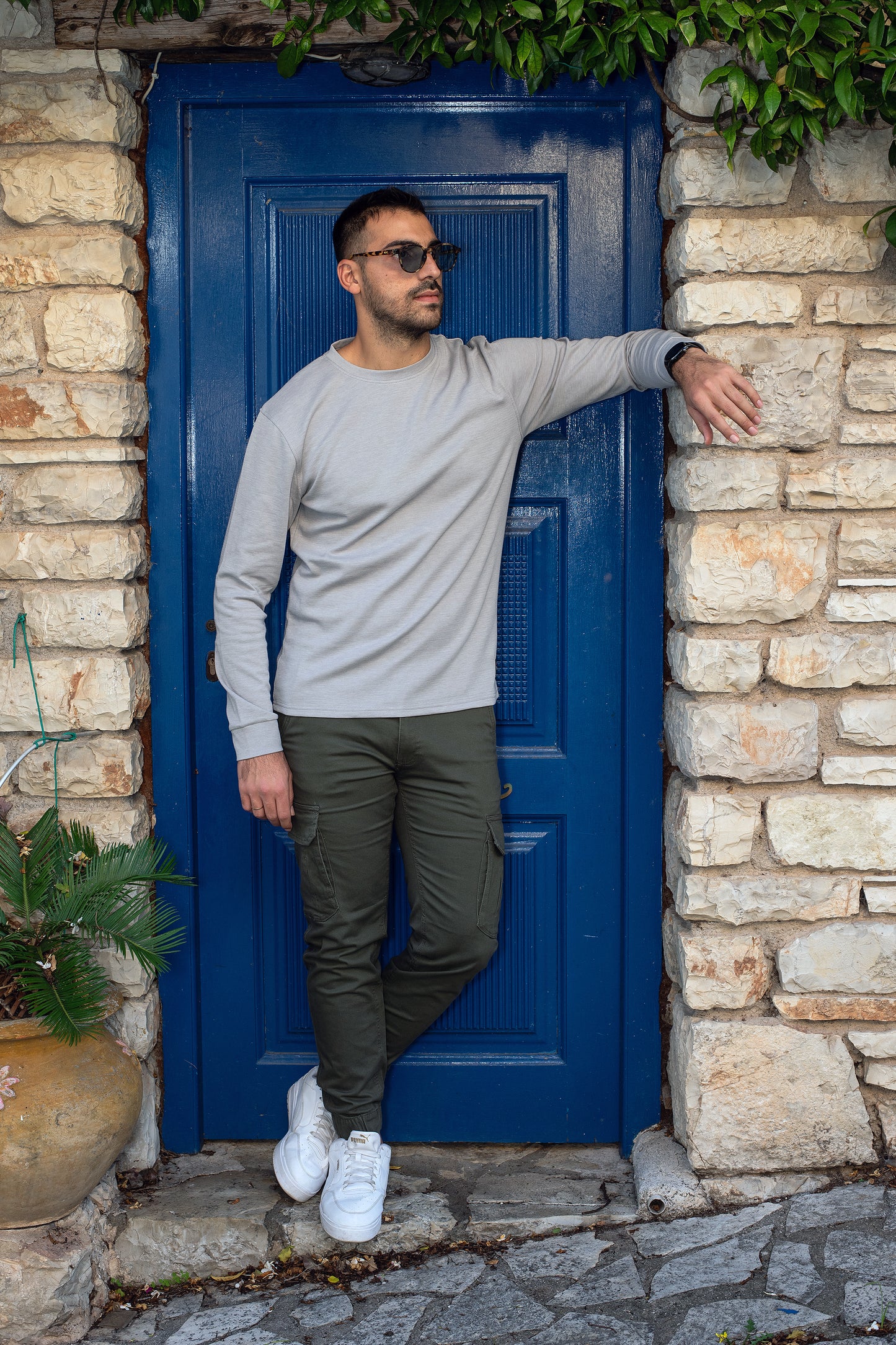 Μακρυμάνικη Μπλούζα Vanhipster - Ice Grey