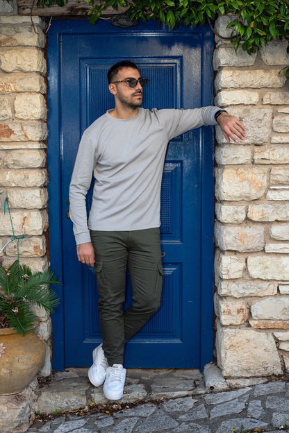 Μακρυμάνικη Μπλούζα Vanhipster - Ice Grey