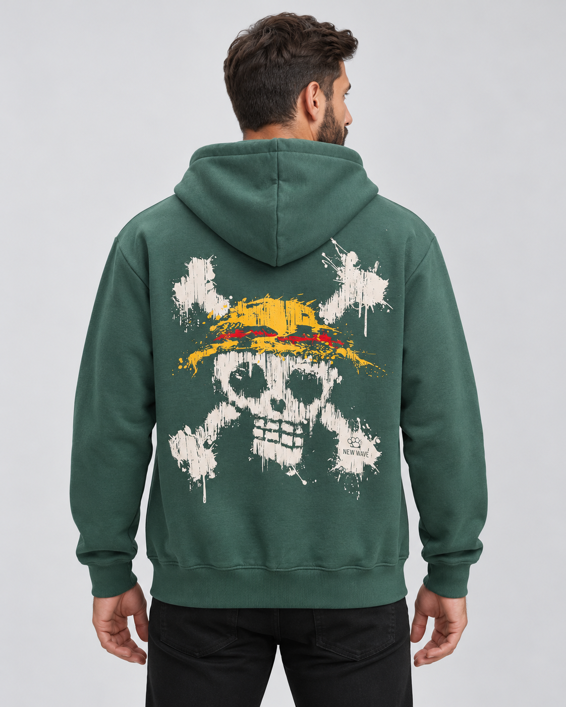 Ζακέτα Φούτερ One Piece Κυπαρισσί