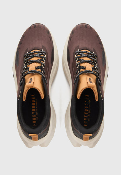 Ανδρικό Παπούτσι Casual Trainers με Chunky Σόλα Καφέ