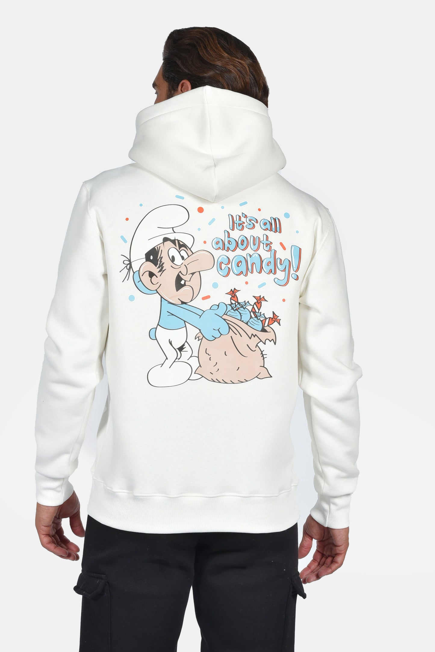 Φούτερ Hoodie Candy Logo - Εκρού