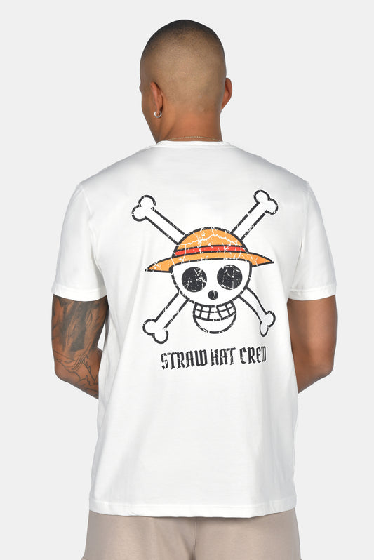 Ανδρικό T-Shirt One Piece Λευκό