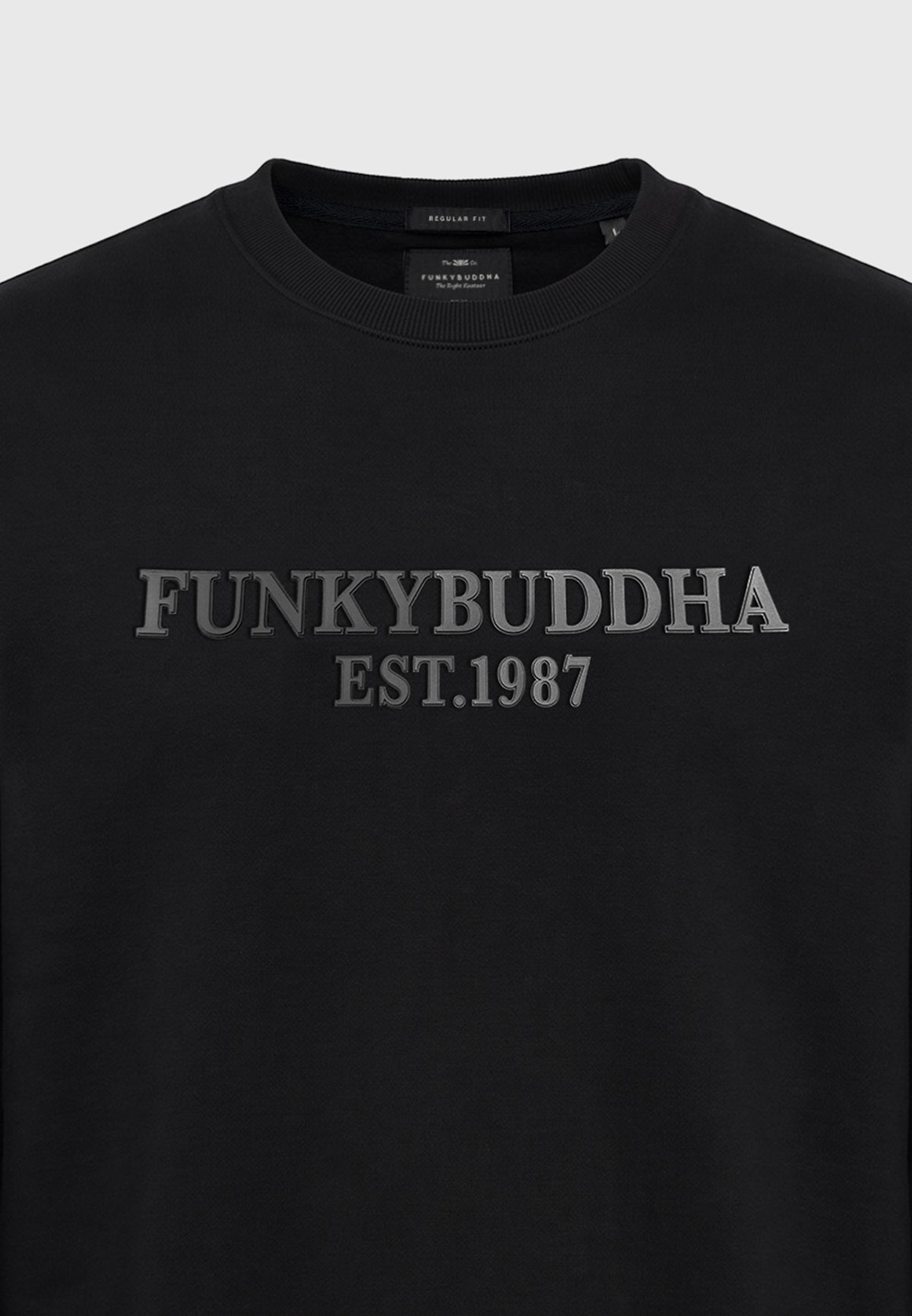 Ανδρική Φούτερ Μπλούζα Funky Buddha Μαύρο