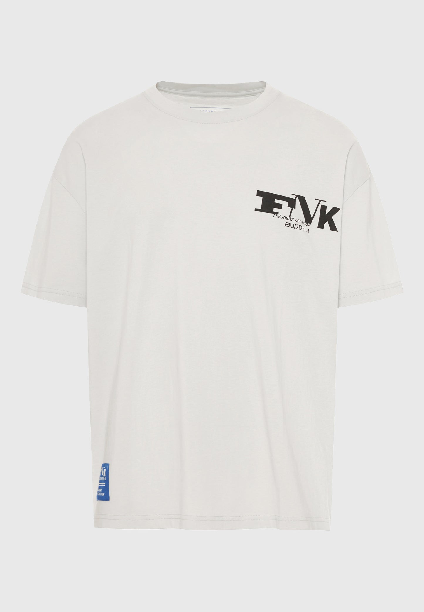 Ανδρικό Oversized T-Shirt Logo Funky Buddha - Mist