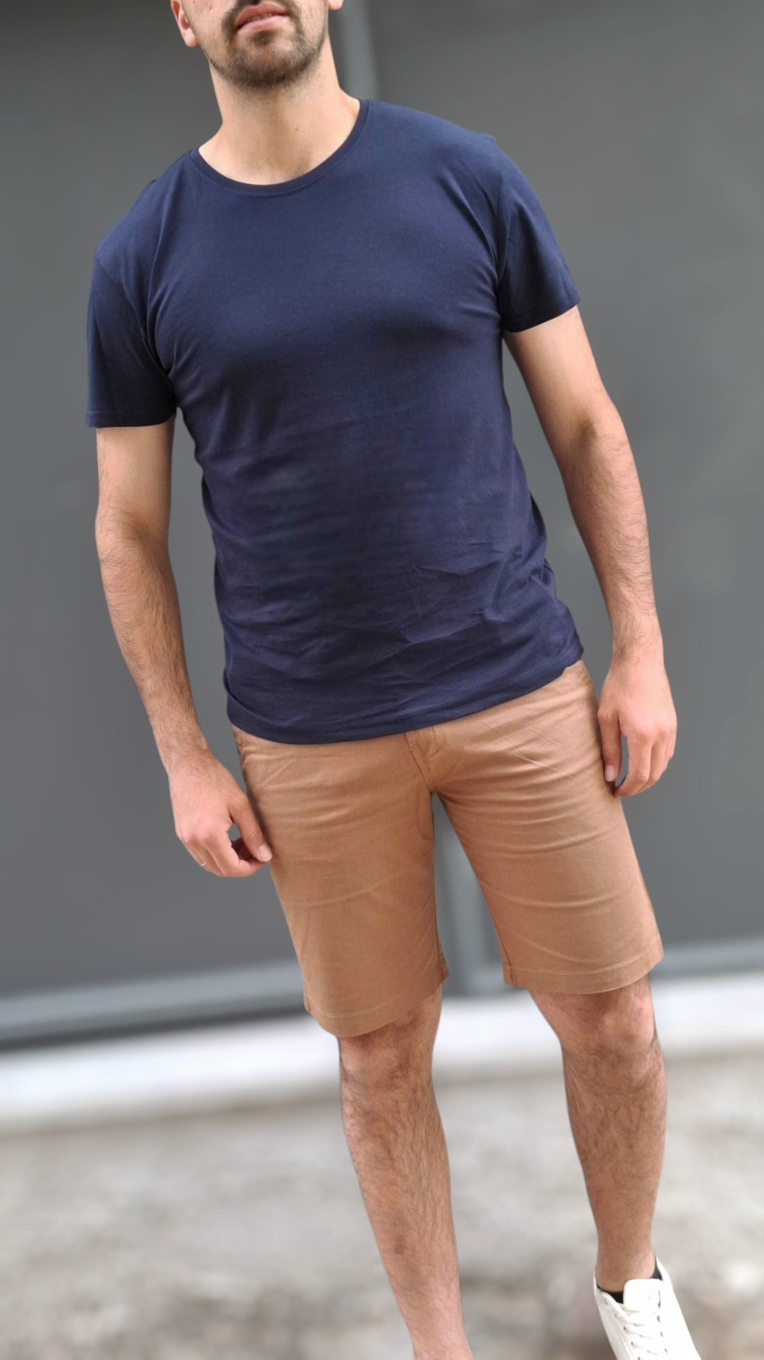 Basic T-shirt - Μπλε Σκούρο